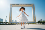 Dr. Kong Silver Flutter – Lifestyle photo, girl at Dubai Mall